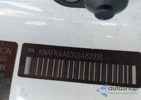 2016 Kia Forte Lx из США, поврежденный, VIN KNAFK4A63G5482391